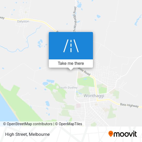 High Street map