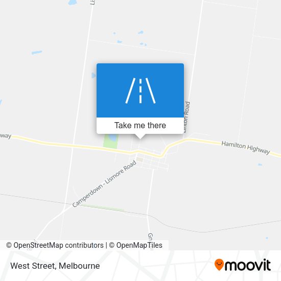 West Street map
