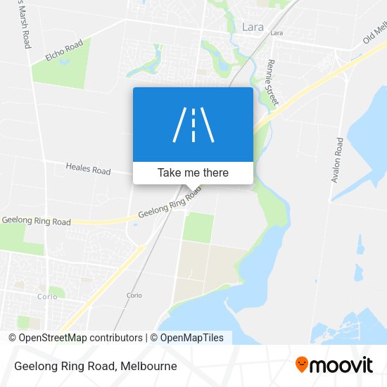 Geelong Ring Road map