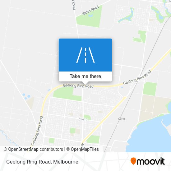 Geelong Ring Road map