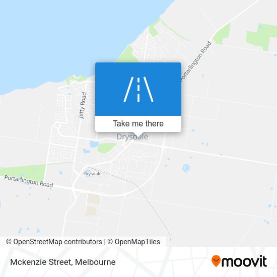 Mckenzie Street map
