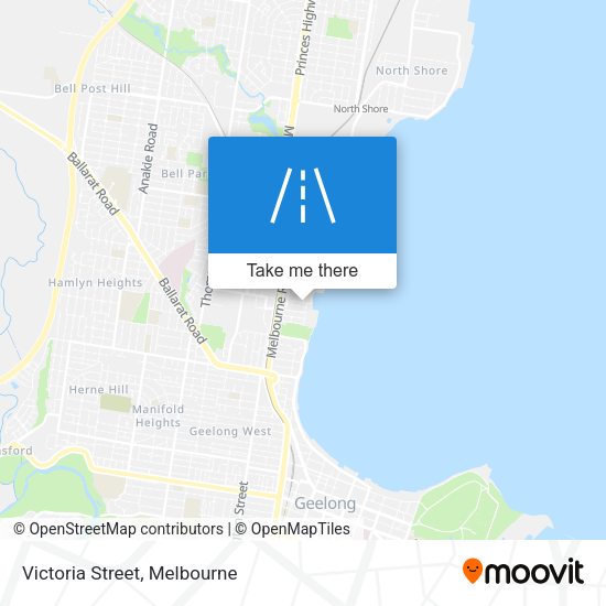 Victoria Street map