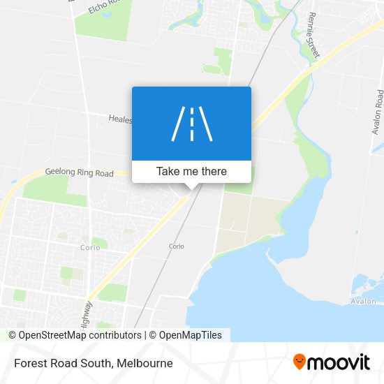Forest Road South map