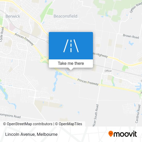 Lincoln Avenue map