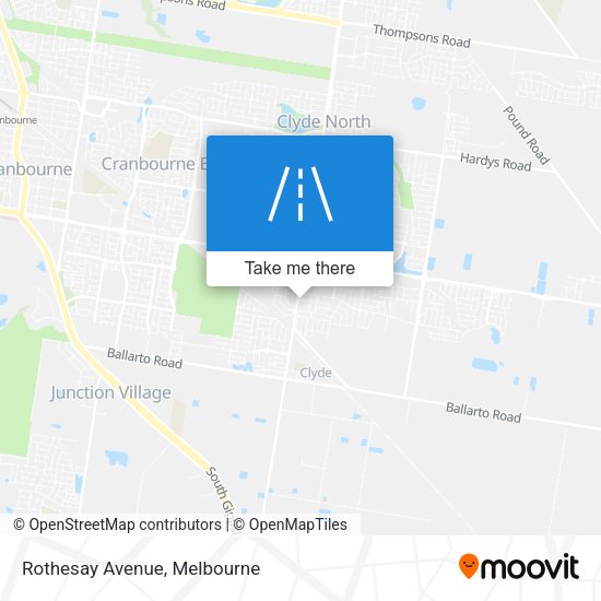 Rothesay Avenue map