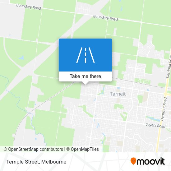 Temple Street map