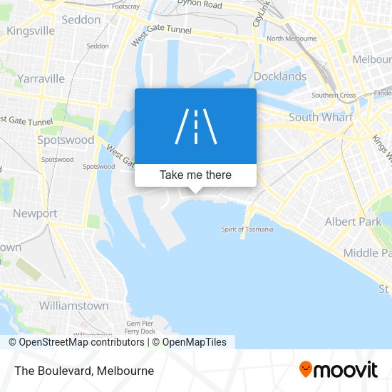 The Boulevard map