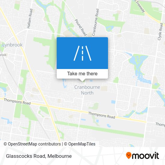 Glasscocks Road map