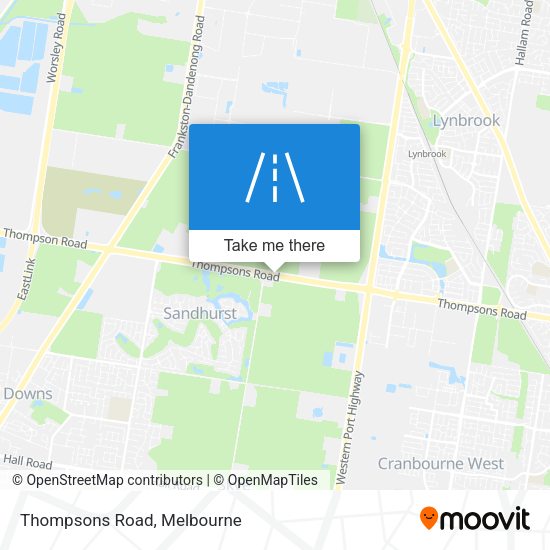 Thompsons Road map