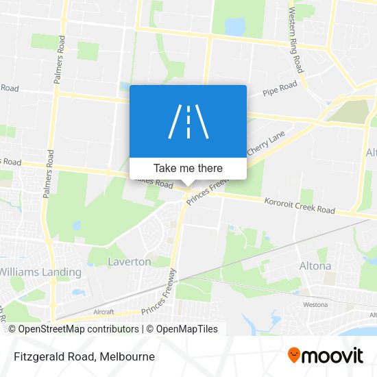 Fitzgerald Road map