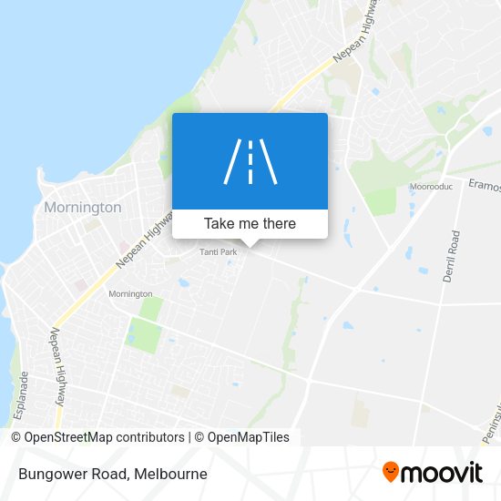 Bungower Road map