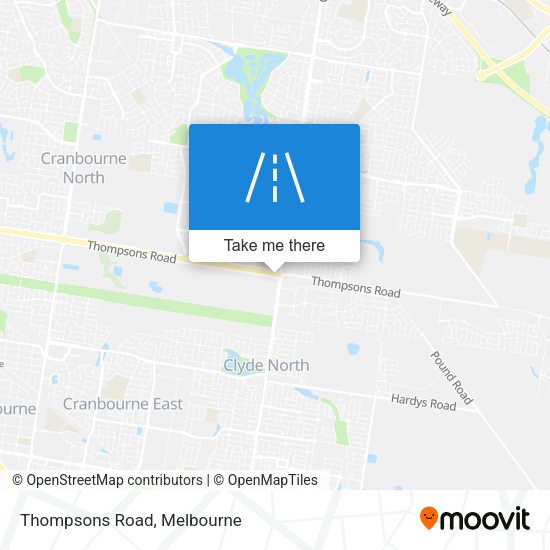 Thompsons Road map