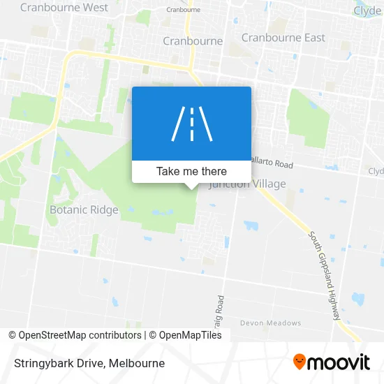 Mapa Stringybark Drive