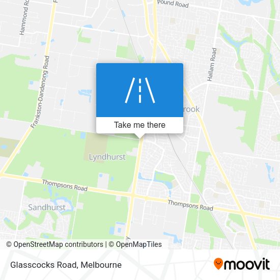 Glasscocks Road map