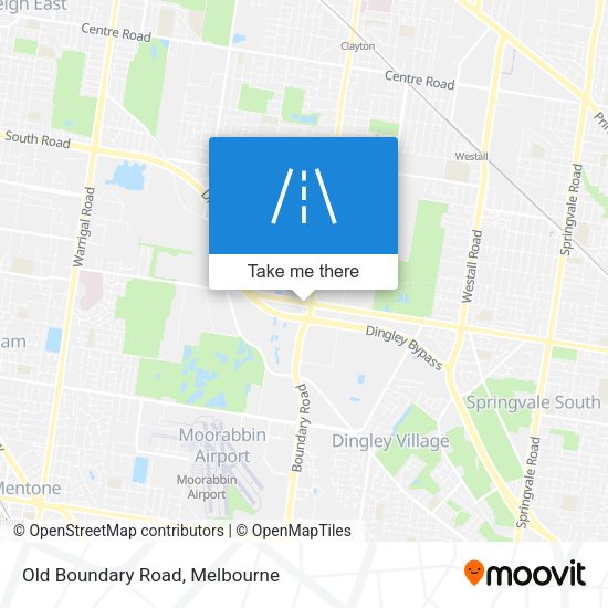 Old Boundary Road map