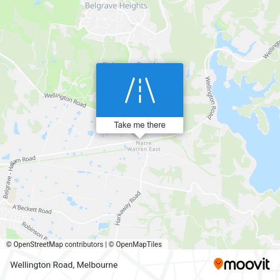 Wellington Road map