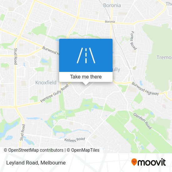 Leyland Road map