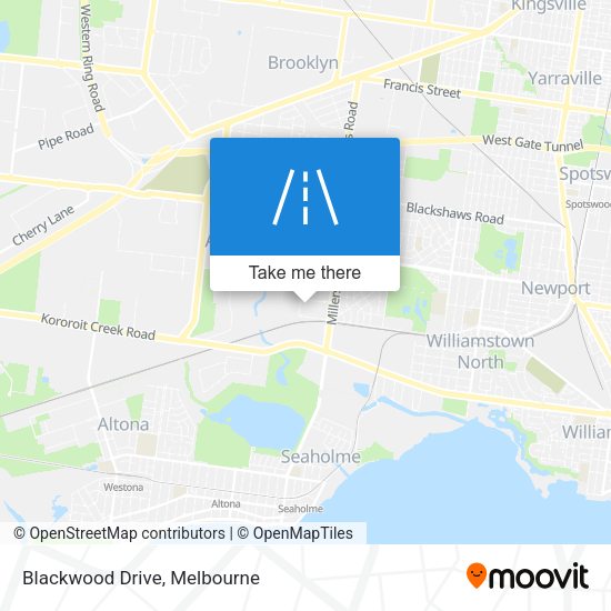 Blackwood Drive map