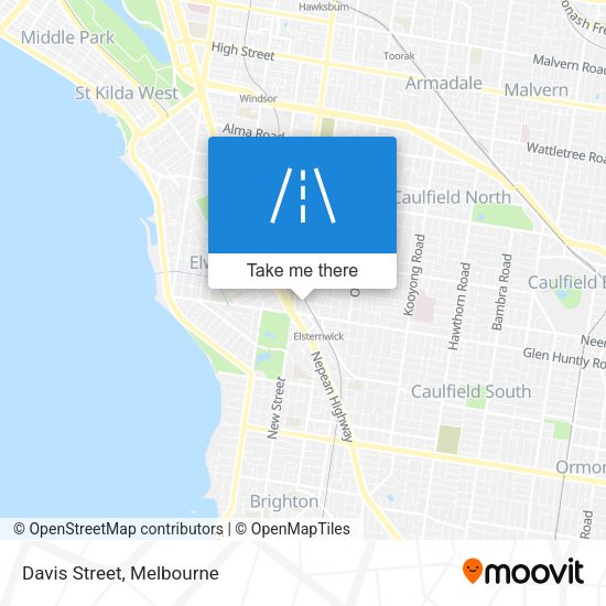 Davis Street map