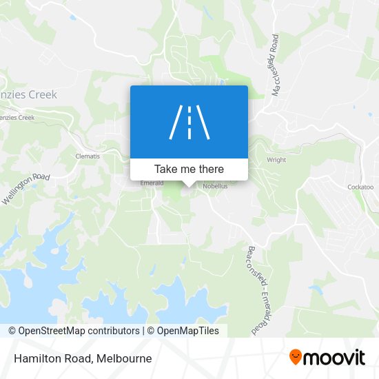 Hamilton Road map