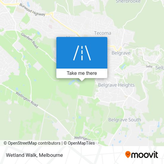 Wetland Walk map