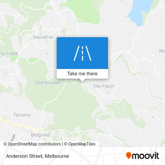 Anderson Street map