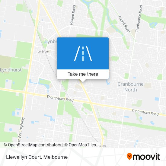 Llewellyn Court map