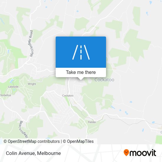 Colin Avenue map