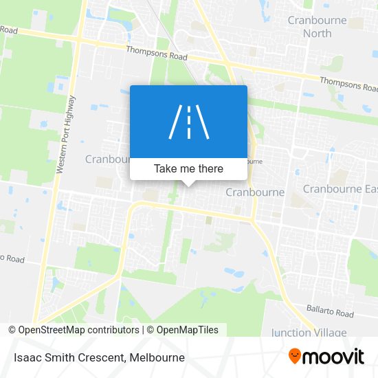 Isaac Smith Crescent map