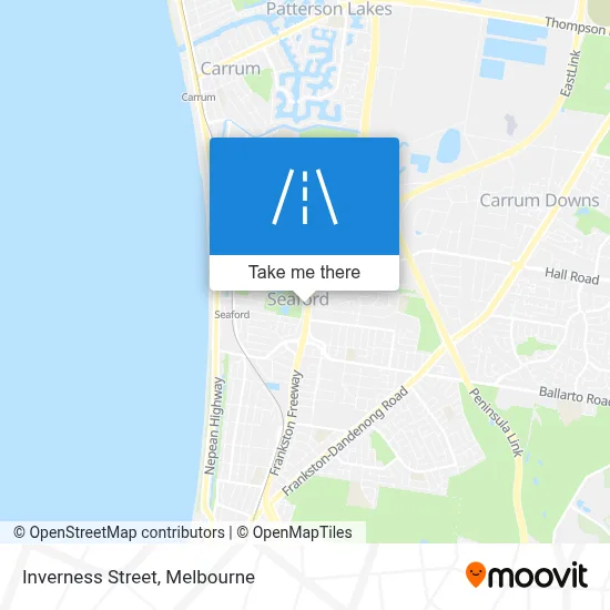 Mapa Inverness Street