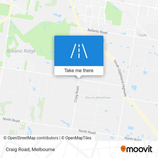 Craig Road map