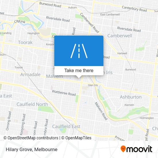 Hilary Grove map