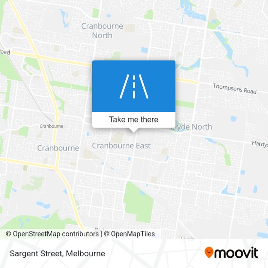Sargent Street map