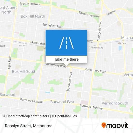 Rosslyn Street map
