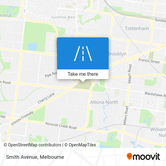 Smith Avenue map