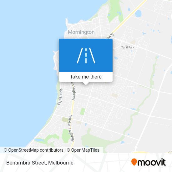 Benambra Street map