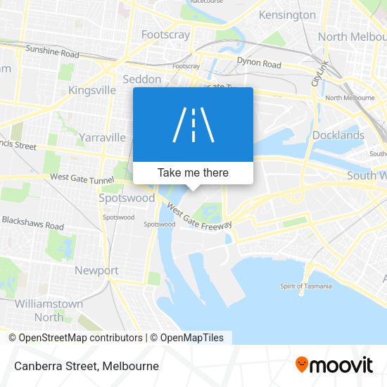 Canberra Street map