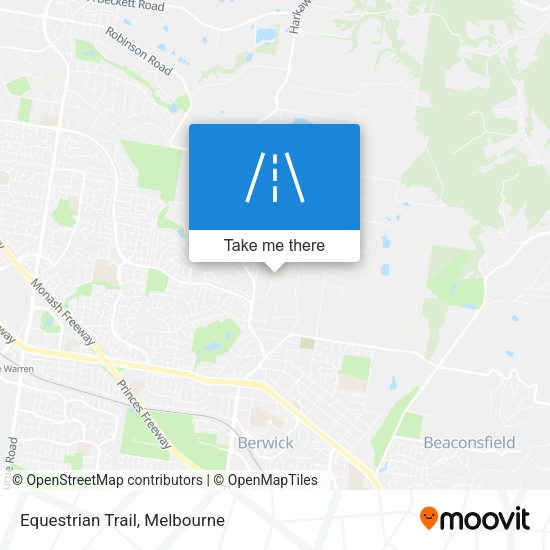 Equestrian Trail map