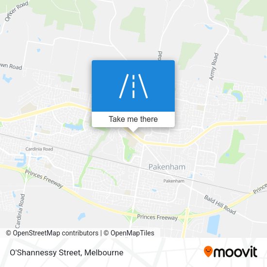 O'Shannessy Street map