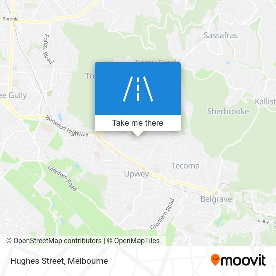 Hughes Street map