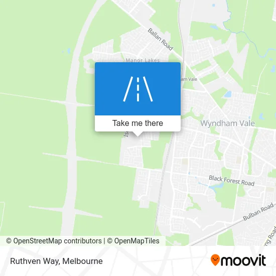 Mapa Ruthven Way