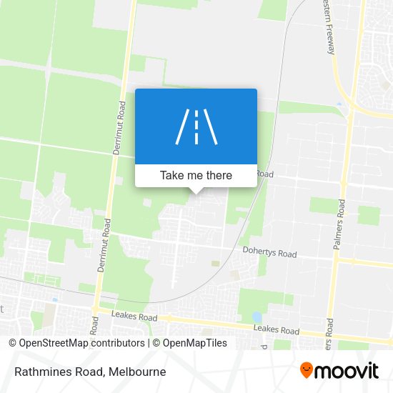 Rathmines Road map