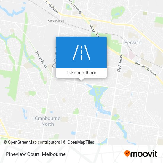 Pineview Court map