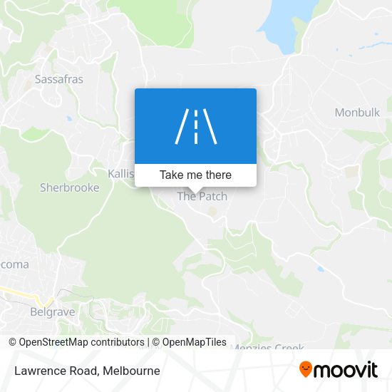 Lawrence Road map