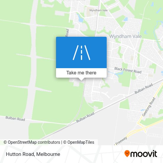 Hutton Road map