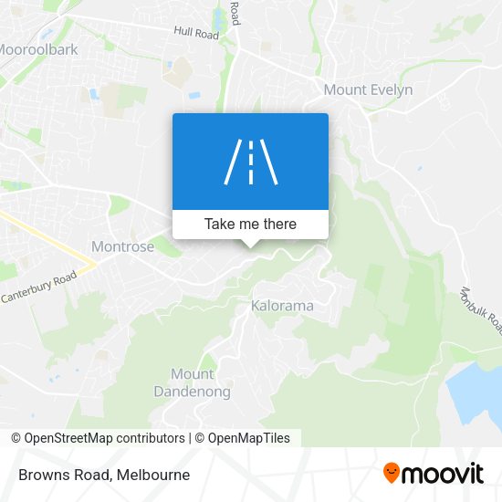 Browns Road map