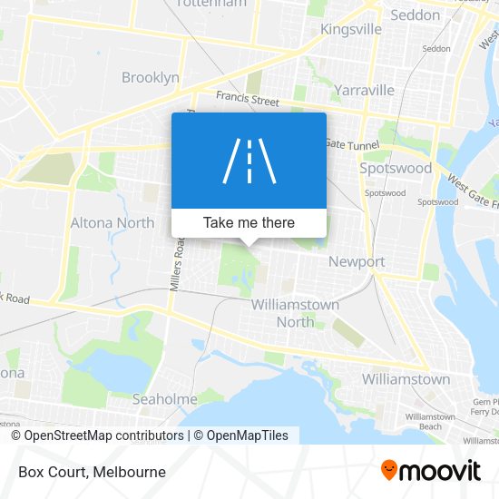 Box Court map