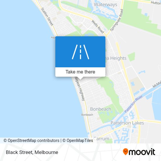 Black Street map