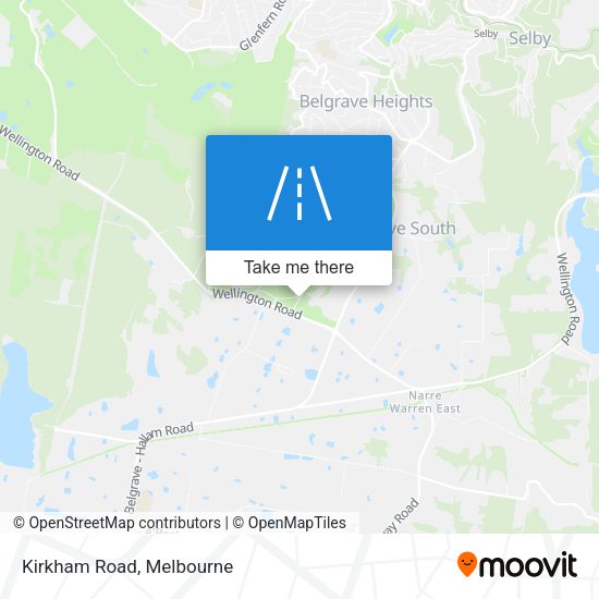 Kirkham Road map