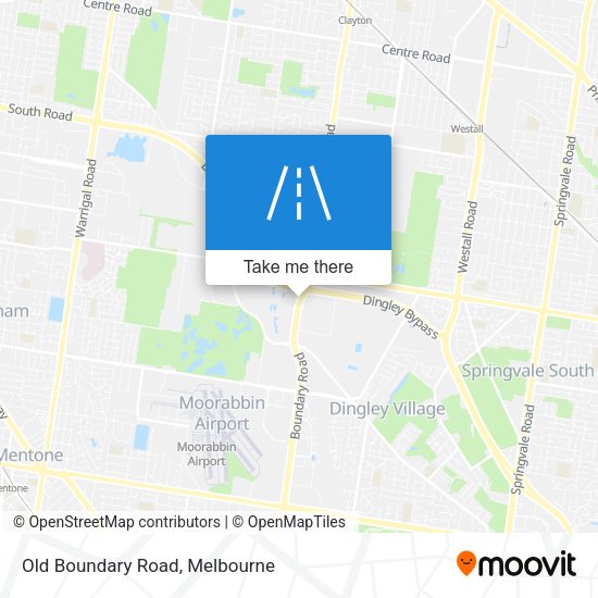 Old Boundary Road map